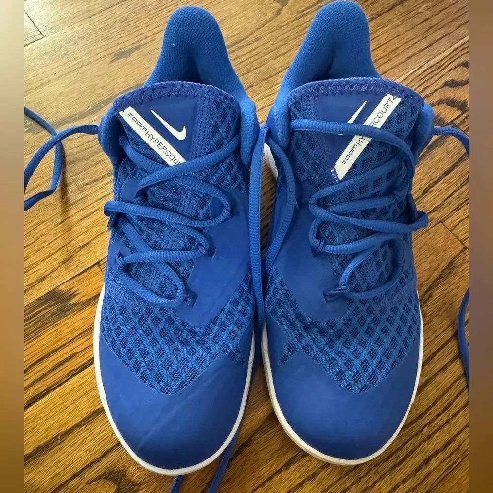 NIKE Zoom Hyperspeed Hypercourt Volleyball Court Shoes Blue White 6.5